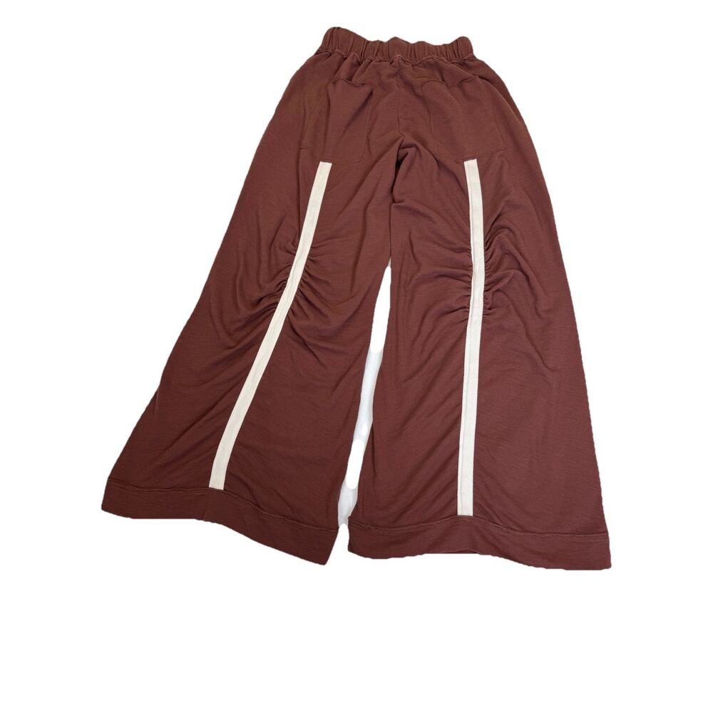 Free People Beach Pants Women’s Sz XS Brown Boho Wide Leg Drawstring - Picture 3 of 9